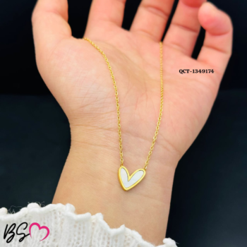 Mini Heart Stainless Steel Necklace – Elegant Jewellery