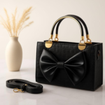 Crocodile Bow Handbag Elegant Stylish