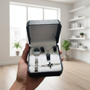 Noir Luxe Signature Watch Set