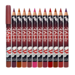 Red & Pink Shades for Smooth Lip Definition - Pack of 12