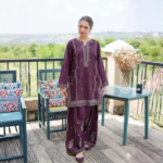 2 Pcs Women's Unstitched Embroidered Suit