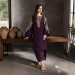 2 Pcs Women's Unstitched Embroidered Suit