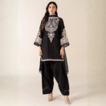 2 Pcs Women's Unstitched Embroidered Suit
